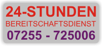 24-Stunden-Bereitschaftsdienst